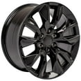 thumbnail image 3 of OE Wheels CV32 20x9 RST Style Wheels - Gloss Black Rims 20 Inch Set of 4, 6x139.7 Fits Silverado 1500 & GM Full Size SUVs, 3 of 5