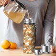 thumbnail image 4 of Camouflage 20oz Stainless Steel Thermal Bottle with Tea Filter and Cup Lid, Vacuum Insulated Coffee Mug with 316L Inner Liner, Leakproof Travel Thermos for Office, Commute & Outdoor, 4 of 6