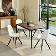 thumbnail image 1 of Homy Casa 47.2 Inch Rectangular Dining Table with MDF Wood Top with Metal Frame, 1 of 8