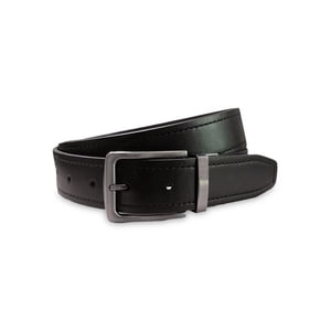 George Men's Reversible Stitch Belt Brown 35mm