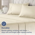 thumbnail image 5 of CGK Linens Ultra Soft & Comfy Pillowcases Set of 2 - King Size Hotel Quality Breathable 2-Piece Pillow Covers, Wheat, 5 of 7
