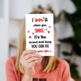 thumbnail image 3 of HANDICHI DESIGN Anniversary Card for Him & Her – Romantic Smile Love Greeting Card – Cute Couple Card for Boyfriend Girlfriend Husband Wife – Meaningful Love Card, 3 of 7