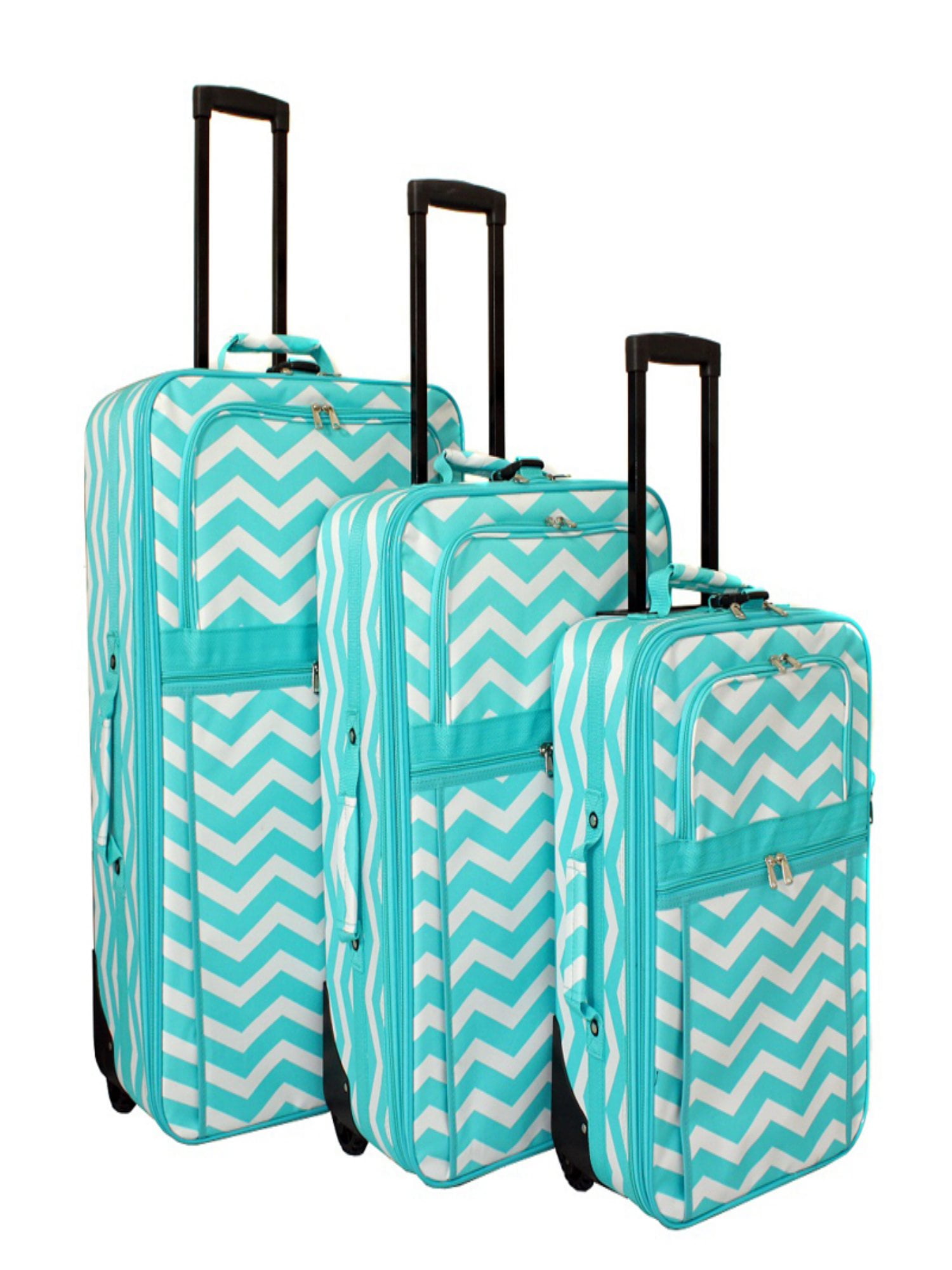 chevron luggage set