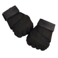 thumbnail image 2 of 1 par de guantes de medio dedo para deportes al aire libre, guantes sin dedos para caza, montar en motocicleta, 2 of 8