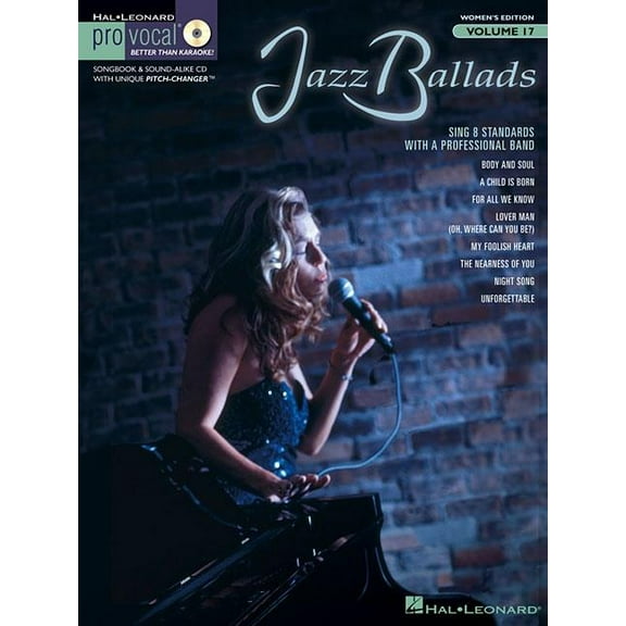 Hal Leonard Jazz Ballads - Pro Vocal Songbook & CD for Female Singers Volume 17