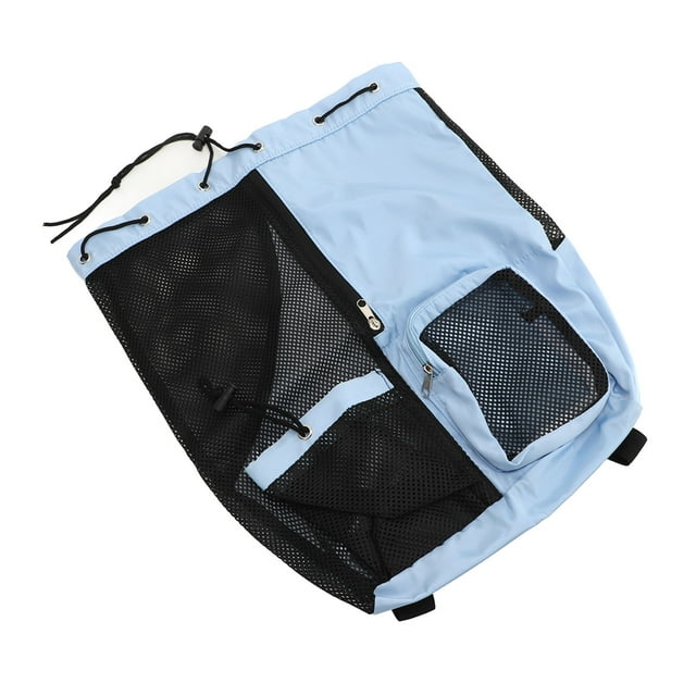 Mesh Beach Backpack, Adjustable Shoulder Strap Lightweight Breathable Mesh And PVC Swim Mesh Backpack For Gym