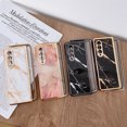 thumbnail image 2 of for Samsung Galaxy Z Fold 4 7.6" 2022 Lightweight Marble Folding Case, Premium Hard PC Anti-Drop & Shockproof Protective Case for Samsung Z Fold 4 Ladies Girls Women, Pink, 2 of 6