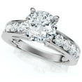 thumbnail image 2 of Pompeii Certified 3 Ct Diamond Engagement Ring Cathedral Lab Grown (G/H,VS2-SI1), 2 of 8