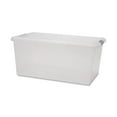 thumbnail image 2 of IRIS USA 68 Quart Buckle Down Storage Box, Clear, 2 of 2