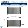 thumbnail image 2 of Spectra Premium CU1826 Automotive Radiator, 2 of 8