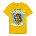 thumbnail image 2 of Men's Yellow Nikki A.S.H. Almost Super Heroes Activate! T-Shirt, 2 of 3
