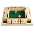 thumbnail image 3 of Shut the Box Game Funny Interactive 4-Player Wooden Dice Game Table Board Game, 3 of 10