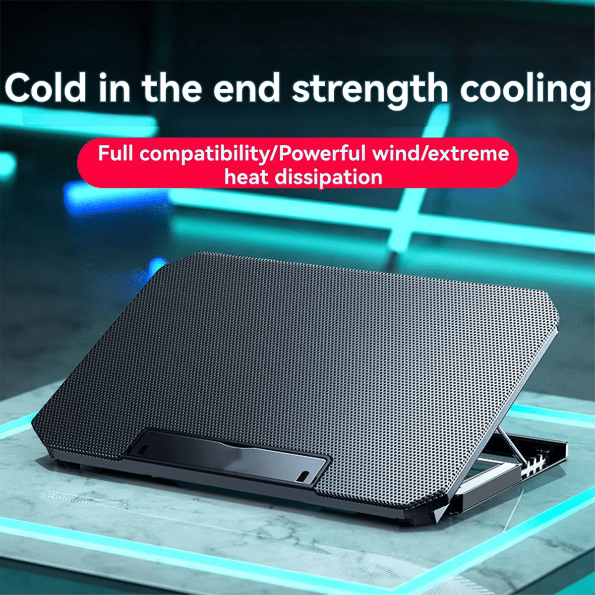 Laptop Cooler Fan Gaming Laptop Cooling Pad with USB Laptop Stand Base for Laptop Cooler Adjustable Angle Wind Speed B,1 * Laptop Cooler Fan