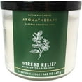 thumbnail image 2 of Bath & Body Works, Aromatherapy Stress Relief 3-Wick Candle, Eucalyptus Spearmint, 2 of 2