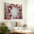 thumbnail image 3 of SOFIKAANMU Christmas Tapestries, Various Designs And Patterns, Winter Snow And Forest Tapestries, Bedroom And Dormitory Home Decor Tapestries, 6 Sizes, 80 X 60 Inches., 3 of 7