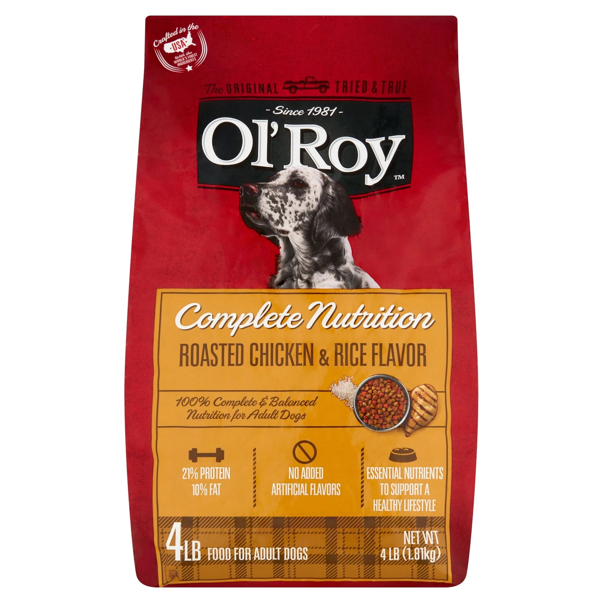 Ol' Roy Complete Nutrition Chicken Dry Dog Food, 4 lb