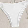 thumbnail image 4 of Cute Swimsuits for Women 2 Piece High Cut Swimwear Bow Tie Triangle Bikini Top String Micro Bikini Sets Bathing Suits, 4 of 7