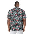 thumbnail image 6 of Cafe Luna Men's and Big Men's Printed Floral Textured Short Sleeve Woven Shirt, Size S-4XL, 6 of 7