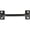 Black, variant on Sash Lift, 3-7/8" in Length, 3-3/8" Hole-to-Hole, Antique Brass by Stone Harbor Hardware