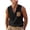 hgg229-Black, variant on Yaoyar Linen Tank Tops for Men Color Block Sleeveless Notch V Neck Workout Gym Henley Shirts Casual Tee with Pocket