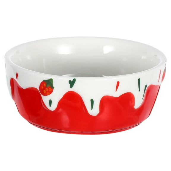 unbranded Hedgehog Bowl Food Water Feeding Bowl Ceramic Small Animals Food Dish for Hamsters Hedgehogs Guinea Pigs Rabbits and Chinchillas