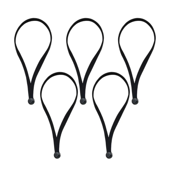 5PCS Adjustable Hair Tie Wide Hair Band NonSlip Scrunchies for Thick Curly Hair