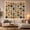 Botanical Grid, variant on Mid-Century Geometric Abstract Tapestry Wall Hanging