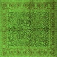 thumbnail image 1 of Ahgly Company Indoor Square Oriental Green Industrial Area Rugs, 7' Square, 1 of 4