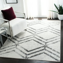 SAFAVIEH Adirondack Bailey Geometric Area Rug, Ivory/Grey, 10' x 14'