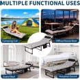 thumbnail image 6 of Camping Cots for Adults, Camping Bed with Thick Removable Mattress, Folding Cot Easy Setup & Space-Saving, 400LBS Heavy Duty for Camping, Travel, Office, Guest, 190cm74.8, 6 of 7