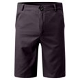 thumbnail image 4 of Ecqkame Men's Summer Casual Cargo Shorts Fashion Mid Waist Multi-Pocket Outdoor Capri Shorts with Zipper Dark Gray XXL, 4 of 4