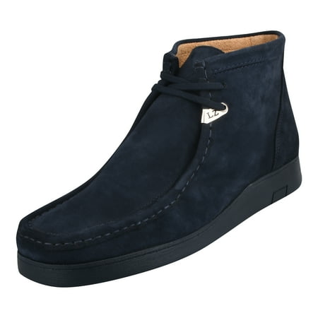 

HAMARA JOE Mens Waterproof Suede Leather High Top Casual shoes Moc Toe Chukka Boots