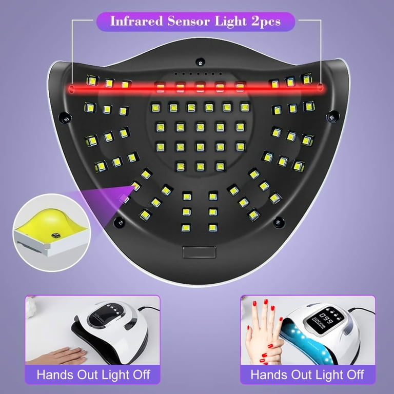 Keyohome 280W UV LED Nail Lamp with Auto Sensor photo 5