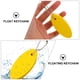 thumbnail image 3 of unbranded 6Ud Llavero Oval De Material PU Resistente Y Decorativo Color Amarillo, 3 of 8