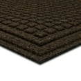 thumbnail image 2 of Mohawk Home Waffle Grid Impression Low Pile Non-Slip Indoor/Outdoor Door Mat, Brown, 1' 6" x 2' 6", 2 of 6