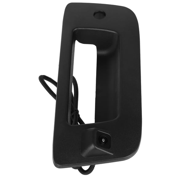 ECCPP Exterior Tailgate Handle Bezel w/ Fixed Backup Camera 2007-2013 for Chevy Silverado 1500/2500/3500 2007-2013 for GMC Sierra 1500/2500/3500 Outer Replacement Rear Door Handle 1 PC Black 22755304