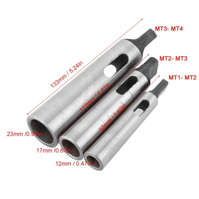 Strong Shock-Resistance Easy To Store Reducing Drill Sleeve, MT Adapter, Overall Quenching Process For Lathe Milling Metal Processing