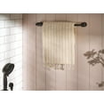 thumbnail image 2 of Moen YB2124BL Dartmoor 24-Inch Single Bathroom Towel Bar, Matte Black, 2 of 5