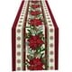 thumbnail image 2 of Camino de mesa navideño de 33 x 183 cm para decoración de cocina, cenas, fiestas de cumpleaños, decoración del hogar, camino de mesa de poliéster., 2 of 6