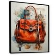 thumbnail image 2 of Designart "The Fashionista'S Essential Accessory: A Stylish Handbag" Fashion Bag Floater Framed Canvas Prints, 2 of 5