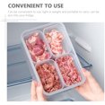 thumbnail image 3 of Caja de almacenamiento para refrigerador Contenedores para preparación de comidas Alimentos con tapas Frutas selladas, 3 of 6