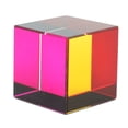 thumbnail image 2 of Cubo de Color óptico de 6 lados, Prisma de cubo óptico para adornos de mesa, juguetes educativos, juguetes de física, 40mm, 2 of 8