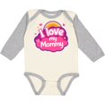 thumbnail image 3 of Inktastic I Love My Mommy Girls Girls Long Sleeve Baby Bodysuit, 3 of 5