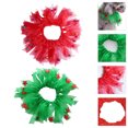 thumbnail image 1 of WRITWAA 2 Pcs Collier pour Animaux de Compagnie Rouge de Noël Matériau Polyester Design Festif Confortable, 1 of 7