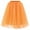 Orange, variant on Long Pleated Skirts For Women Plus Size Gauze Knee Length Skirt Adult Tutu Dancing Skirt