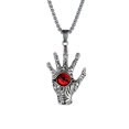 thumbnail image 3 of Palm Magic Eye Retro Punk Pendant, 3 of 3