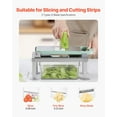 thumbnail image 6 of Mandoline Slicer with 8 Blades - Vegetable & Fruit Chopper for Effortless Cooking, 6 of 11
