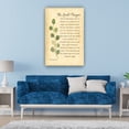 thumbnail image 3 of The Lord’s Prayer Wall Art Matthew 6 9-13 Bible Scripture Wall Art Leaves Canvas Painting For Living Room Unframed 12x18 in, 3 of 5
