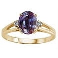 thumbnail image 2 of Tommaso Design� Oval 8x6 mm Simulated Alexandrite Ring, 2 of 9