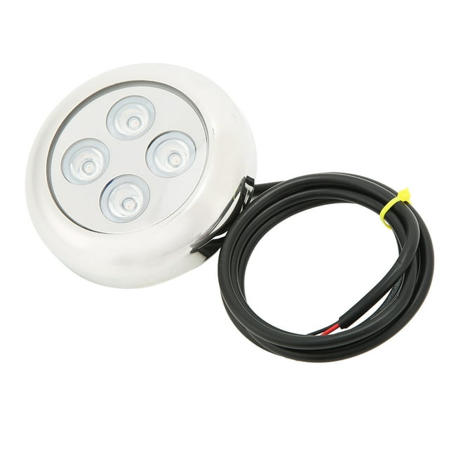 Luz Submarina Marina Resistente Al Agua 4 Cuentas de Lámparas LED IP68 Para Barcos, Yates, Decoración de la Piscina